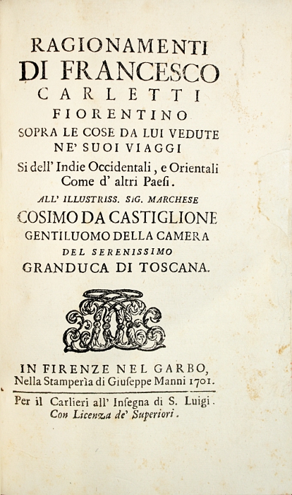 Il grande italiano di oggi:Francesco Carletti