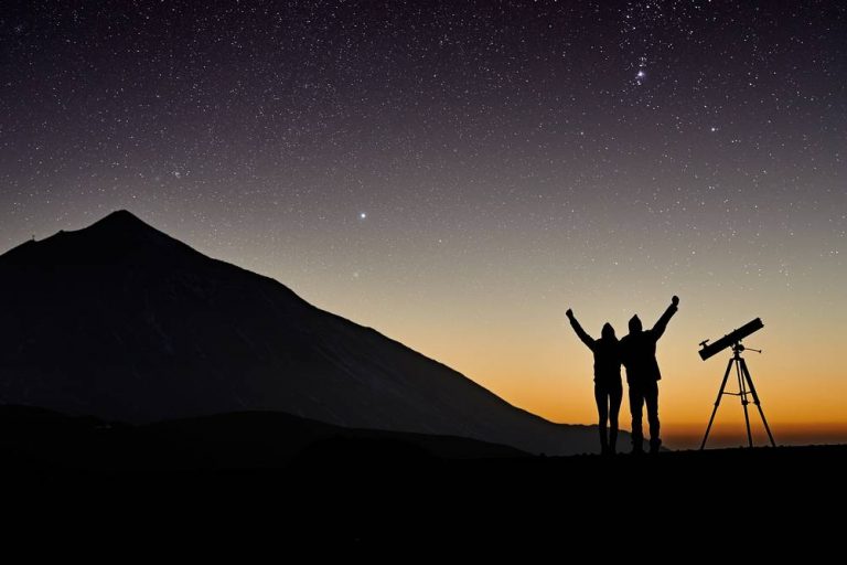 Guardando le stelle sul Teide